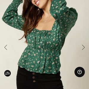 O’Neill Emerald Green Top